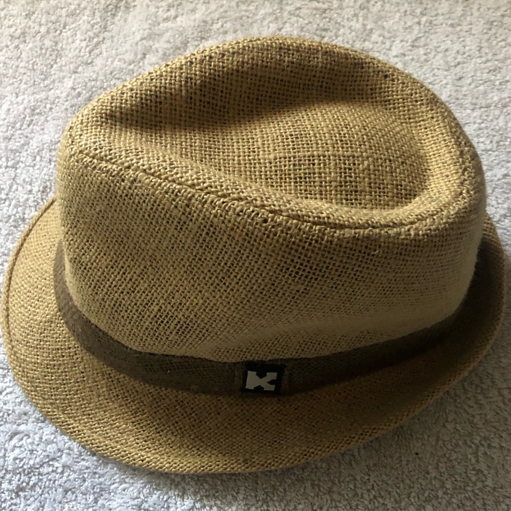Kenny K Stylish Tan Fedora Hat